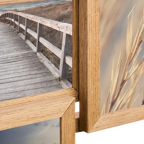 Pêle-mêle Mia en bois 6 photos - Atmosphera créateur d'intérieur