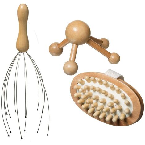 Coffret massage 3 pièces bambou - 5five (1/5)