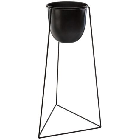 Set de 2 pots métal noir - Atmosphera créateur d'intérieur