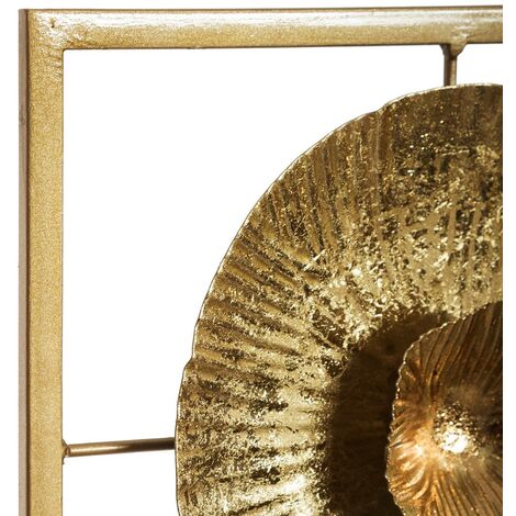 Déco murale métal doré 25x61cm - Atmosphera créateur d'intérieur