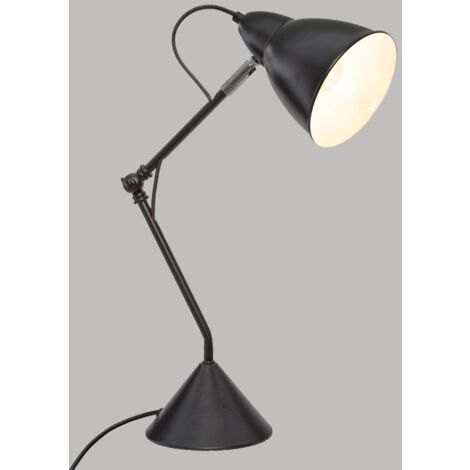 Lampe Aude métal noir H62cm - Atmosphera créateur d'intérieur