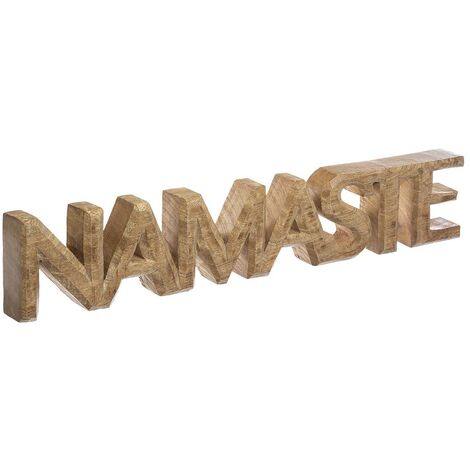 Décoration à poser "NAMASTE" en bois de Manguier L 56 cm - Atmosphera (1/2)