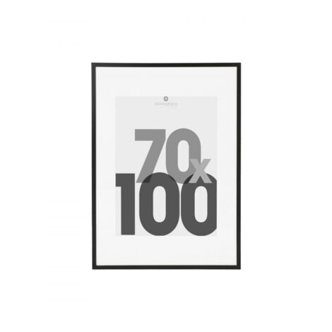 Atmosphera – Cadre photo noir 70 x 100 cm – Dimensions 72,4 x 3,5 x 102,4 cm – Bois MDF – Installation murale pour intérieur