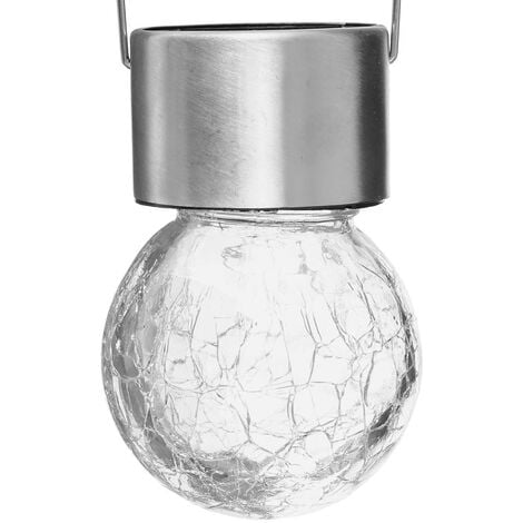 Suspension Marty verre argent D6cm - Atmosphera créateur d'intérieur