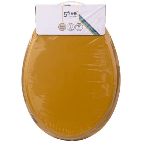 Abattant wc colorama jaune en bois laqué - 5five