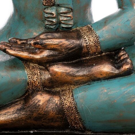 Statuette Bouddha assis H73cm - Atmosphera créateur d'intérieur