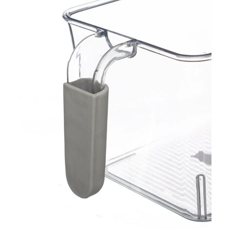 Bac de rangement Avec couvercle 21 x 37 x 5 cm | Temps L