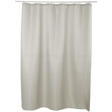 Rideau de douche 180x200cm modern color taupe - 5five (1/5)