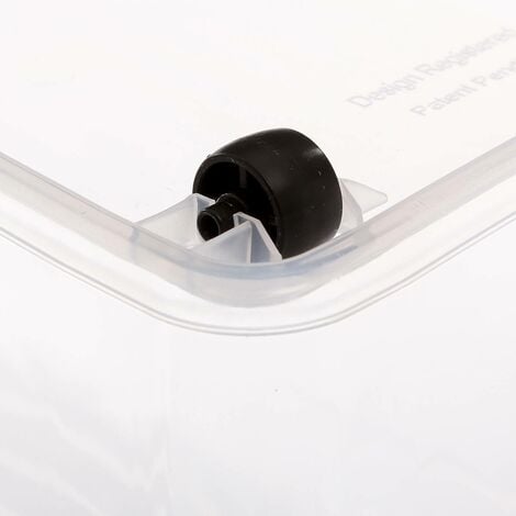Boîte en plastique transparente 75L - Clip N' Box