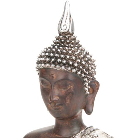 Statuette Bouddha assis résine H28cm - Atmosphera créateur d'intérieur