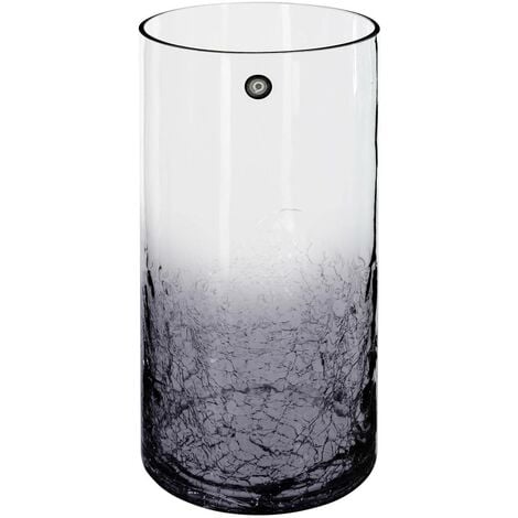 Vase cylindre verre craquel H30 cm Atmosphera cr ateur d