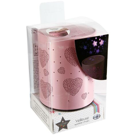 Veilleuse enfant LED Push métal D8cm - Atmosphera créateur d'intérieur