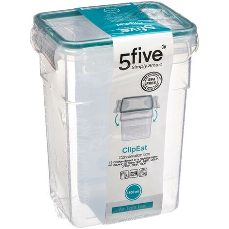 marque Five Simply smart Ensemble de 3 boîtes de Conservation en Verre