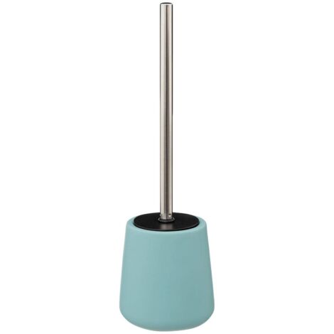 Brosse WC avec support en céramique Bleu artic - Five