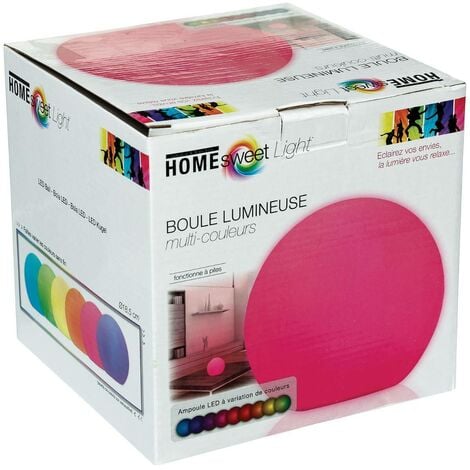 Boule LED blanc D18,5cm - Atmosphera créateur d'intérieur