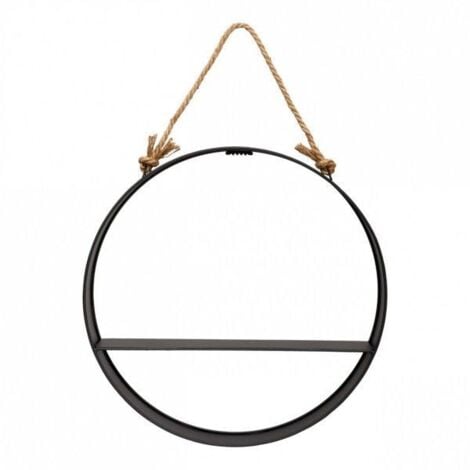 Etagère Murale Atmosphera - Etagère Murale Ronde Design Roseau Seagrass