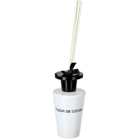 Diffuseur de parfum Fleur de Coton 150 ml avec 6 Bâtonnets - Atmosphera