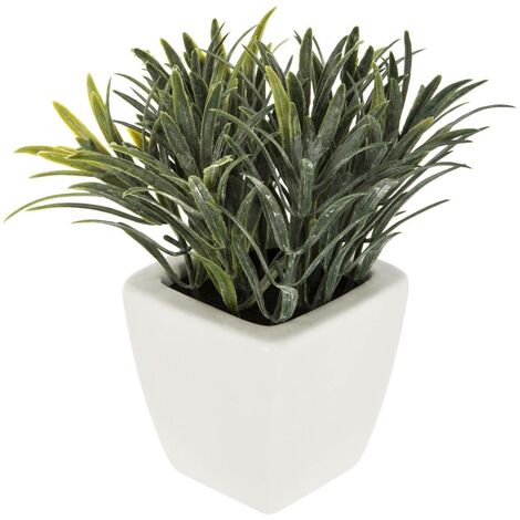 Plante artificielle Pot en céramique H 15 cm - Atmosphera