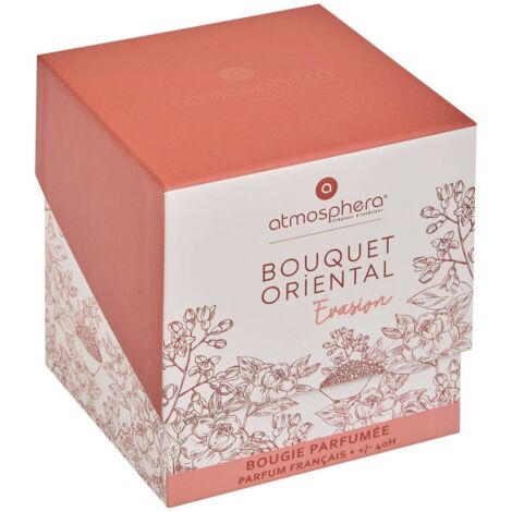 Bougie Parfumée Atmosphera Mael - Tonka Et Lavande 190g, 40h De Combustion
