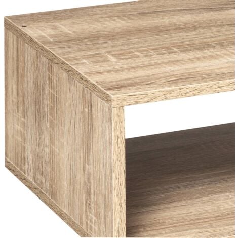 Étagère rectangulaire angulaire bas mix n  modul effet chêne naturel - 5five