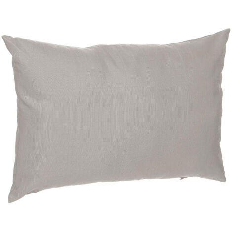 Hesperide – Coussin d'extérieur taupe 50 x 30 cm – Tissu déperlant et traité anti-UV – Rembourrage polyester 280 g/m² – Confort optimal pour jardin