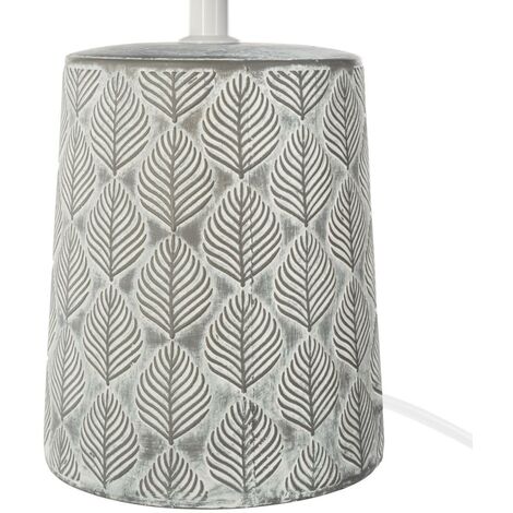 Lampe Cyril céramique gris H36cm - Atmosphera créateur d'intérieur