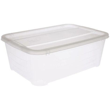 Five – Boîte de rangement en plastique transparent 11L – Dimensions 39,5 x 29 x 13,5 cm – Polypropylène durable – Idéale pour jouets et vêtements - 5five