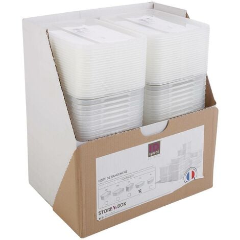 5five Boîte de rangement avec compartiment - plastique - 5,6 l