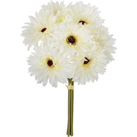 Bouquet 7 gerberas artificiels H26cm - Atmosphera créateur d'intérieur