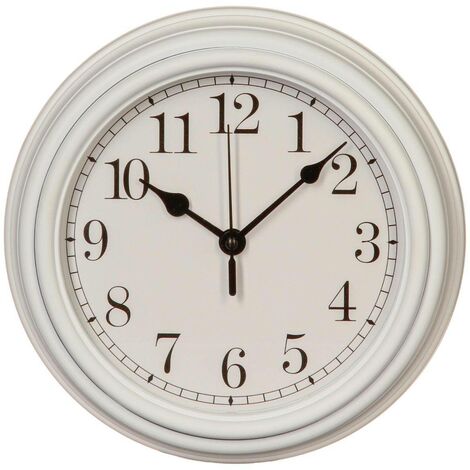 Pendule murale contour moulure D 22 cm - Atmosphera