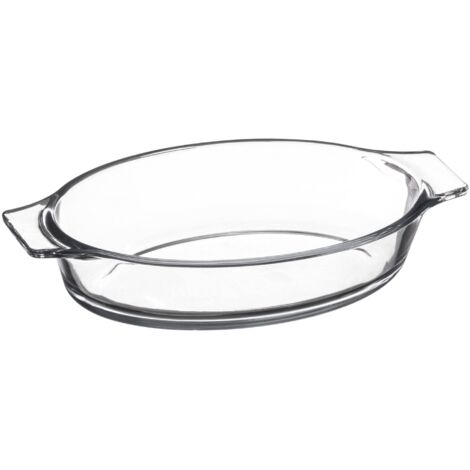 Petit Plat Ovale Verre Arcoroc Rose - Vaisselle Vintage Années 70