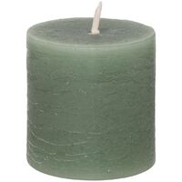 Lot de 4 bougies rustiques 60g vert eucalyptus - Atmosphera créateur d'intérieur