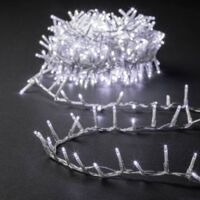 Guirlande Lumineuse Extérieur 25 m 1000 LED Blanc froid et 8 jeux de lumière - Feeric Christmas