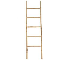 Echelle porte serviettes 5 barreaux 100% bambou - bambou - Tendance