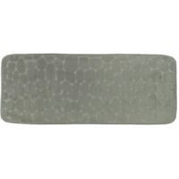 Grand Tapis de salle de bain Vert kaki en Microfibre à mémoire de forme 45 x 120 cm - TENDANCE