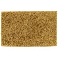 Tapis de salle de bain Moutarde en Microfibre chenille 50 x 80 cm - TENDANCE