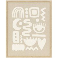 Déco murale 3D Petra beige 40x50cm - Atmosphera créateur d'intérieur