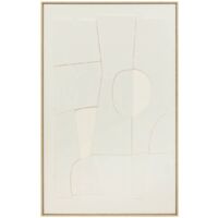 Déco murale 3D Yelena blanc 116x75cm - Atmosphera créateur d'intérieur