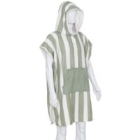 Poncho de plage Wili vert céladon 80x100cm - Atmosphera créateur d'intérieur