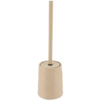 Brosse wc gres ronde ethnic spirals - beige - Tendance