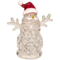 Déco lumineuse Personnage de Noël LED Blanc H 11 cm - Feeric Christmas