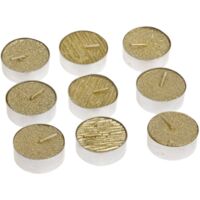 Lot de 9 bougies à paillettes