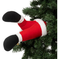 Déco de sapin Jambes de Père de Noel flexibles - Feeric Christmas