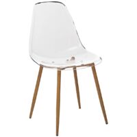 Chaise Taho transparent - Atmosphera créateur d'intérieur