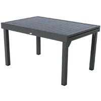 Table extensible HESPERIDE Piazza Graphite 10 places