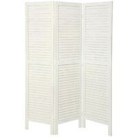 Atmosphera – Paravent pliable en bois de Paulownia 170cm – Couleur beige – Élégant pour diviser les espaces – Facile à déplacer