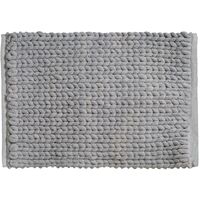 Tapis de Salle de Bain épais Uni Gris 50 x 75 cm - Five