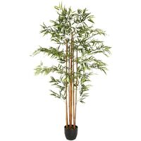 Atmosphera – Plante verte artificielle bambou H180cm – Style asiatique chic – Feuillage aéré pour décoration intérieure – Séparateur de pièces
