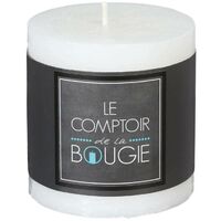 Bougie rustique Olia blanc 220g - Atmosphera créateur d'intérieur