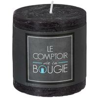 Bougie rustique noir 220g - Atmosphera créateur d'intérieur